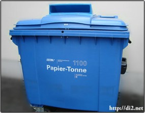 Papier-Tonne（紙ゴミ）用コンテナ