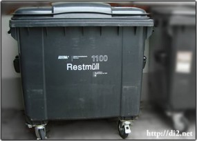 Restmülltonne（残りのゴミ）用コンテナ
