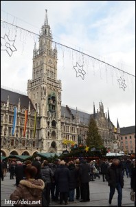 Marienplatzのクリスマスマーケット