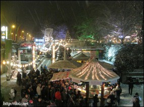 ミュンヘナーフライハイトのクリスマスマーケット