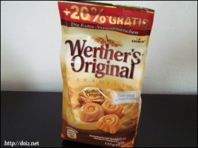 Werther's Original（ヴェルタースオリジナル) のチョコレート