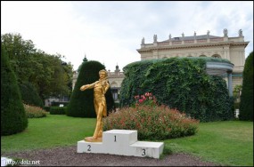 Stadtpark（市立公園）のヨハン・シュトラウス像　